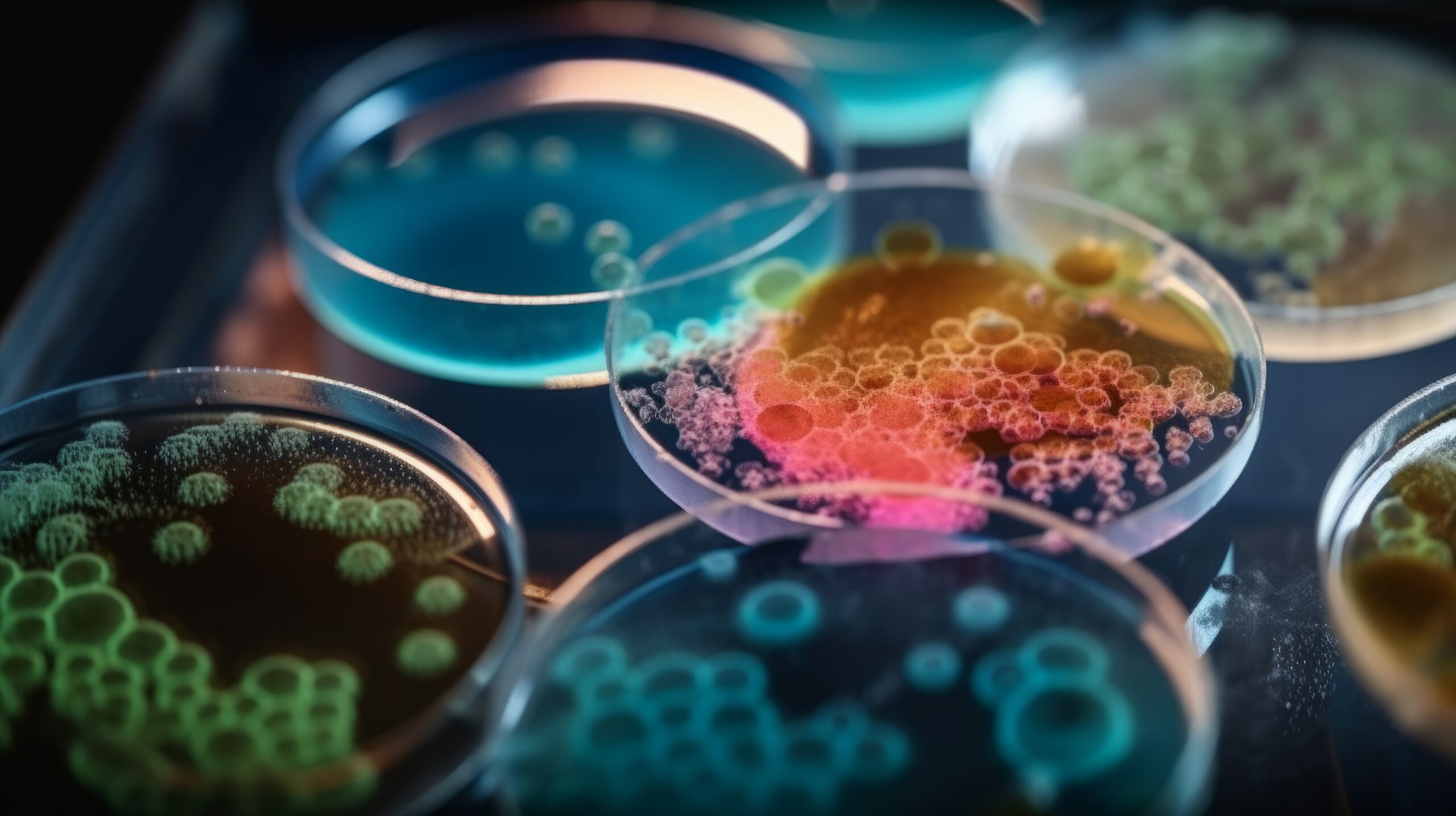Mikro Free macro close up shot bacteria virus ai generated scaled