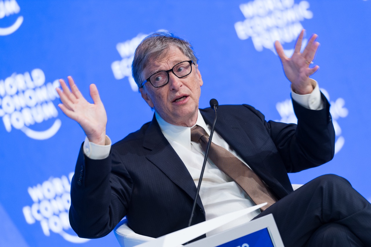 Bill Gates World Economic Forum Boris Baldinger 2